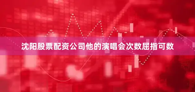 沈阳股票配资公司他的演唱会次数屈指可数